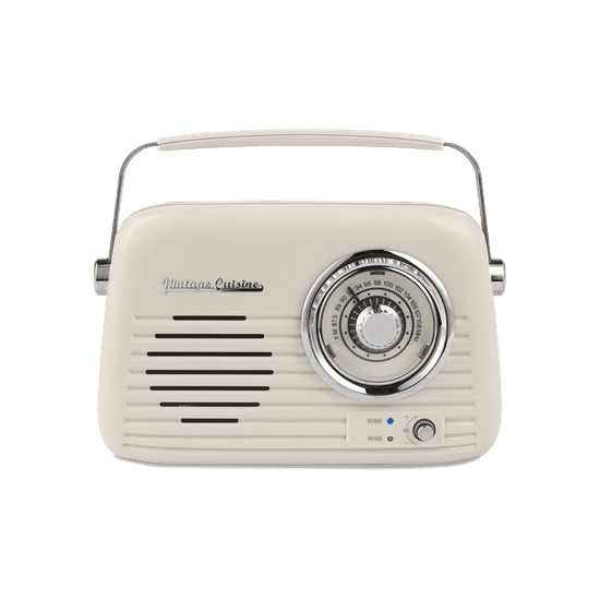 Radio Bluetooth Vintage Cuisine s kovinskim ročajem