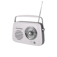 Greatstore Radio Bluetooth Vintage Cuisine s kovinskim ročajem