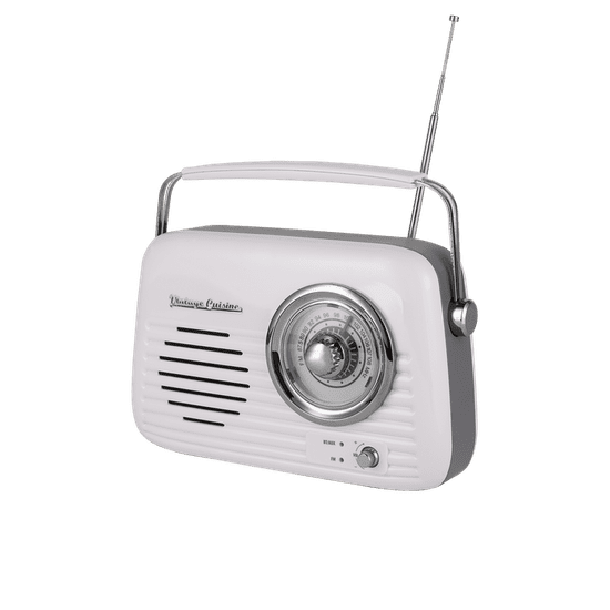 shumee Radio Bluetooth Vintage Cuisine s kovinskim ročajem