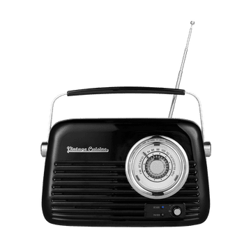 shumee Radio Bluetooth Vintage Cuisine s kovinskim ročajem