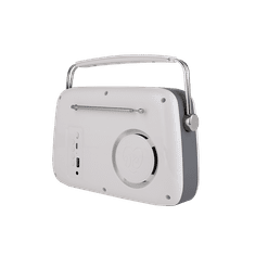 Greatstore Radio Bluetooth Vintage Cuisine s kovinskim ročajem
