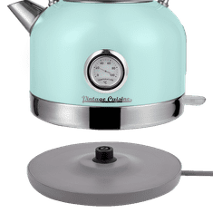 Greatstore Vintage Cuisine Električni kuhalnik s termometrom 1,7 l
