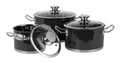 shumee Vintage Cuisine 3-delni set loncev iz nerjavečega jekla