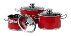 shumee Vintage Cuisine 3-delni set loncev iz nerjavečega jekla