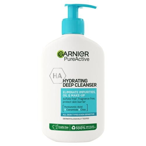 Garnier Pure Active Hydrating Deep Cleanser vlažilen čistilni gel proti nepravilnostim na koži unisex