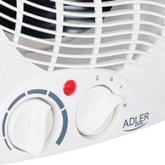 shumee Adler AD 7728 ventilatorski grelec, 2000 W, z dvema stopnjama moči, bel
