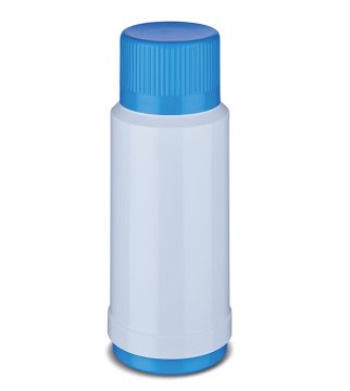 ROTPUNKT ROTPUNKT termoska tip 40 1 l flis-el.-kingfisher (bela in modra) Made in Germany