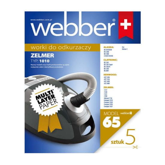 Webber ZELMER 1010NM x 5 vrečk