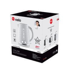 Greatstore Eldom brezžični kuhalnik C260B NELO bele barve