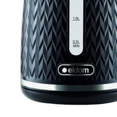 Eldom brezžični kuhalnik C260C NELO črne barve