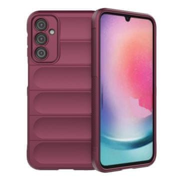 MG Magic Shield ovitek za Samsung Galaxy A24 4G, bordo