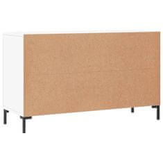 Vidaxl Komoda bela 100x36x60 cm inženirski les