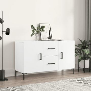 Vidaxl vidaXL Predalnik, bel, 100x36x60 cm, material na osnovi lesa