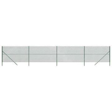 Vidaxl Mrežna ograja zelena 1,6x10 m