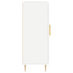 Vidaxl Komoda bela 69,5x34x90 cm inženirski les