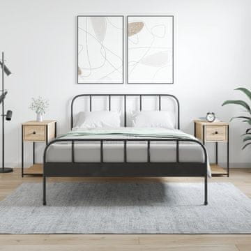 Vidaxl vidaXL Nočne omarice, komplet 2 kosov, hrast sonoma, 30x60x60 cm