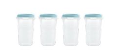 Miniland Baby Posoda za shranjevanje hrane, Terra, 4x330ml, modra
