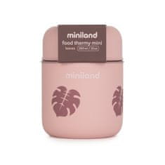 Miniland Baby Termovka za hrano Terra, 280ml, roza/listi