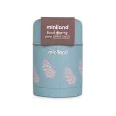 Miniland Baby Termovka za hrano Terra, 600ml, modra/palme