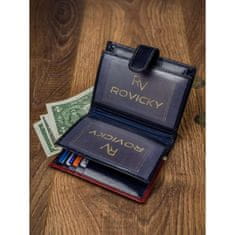 Factoryprice Usnjena denarnica RFID ROVICKY 331-RBA-D 331L-RBA-D___NAVY-RED_395500 Univerzalni