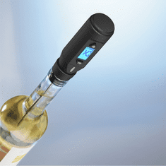 Xavax digitalni termometer za hrano/pijačo, pokrovček za steklenico, črn