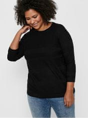 Only Carmakoma Ženski pulover CARAIRPLAIN 15193822 Black (Velikost 5XL/6XL)