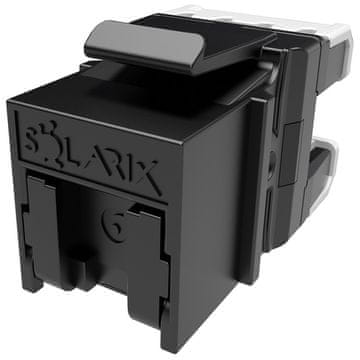 Solarix keystone c6 UTP RJ45 črne barve za klešče SXKJ-NA-BU SXKJ-6-UTP-BK-NA