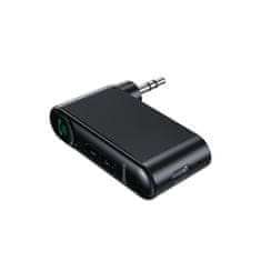BASEUS Bluetooth avtomobilski oddajnik aux Mini Jack 3,5 mm Overseas Edition črne barve