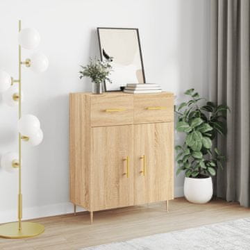 Vidaxl vidaXL Omarica, hrast sonoma, 69,5 x 34 x 90 cm, material na osnovi lesa