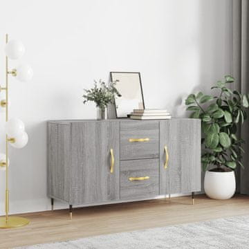 Vidaxl vidaXL Predalnik, siv hrast sonoma, 100x36x60 cm, material na osnovi lesa