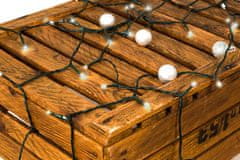 LAALU.cz Božična svetlobna veriga COLD WHITE 24 m