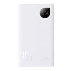 BASEUS Powerbank Adaman 2, 20000 mAh, 30 W, (bela)