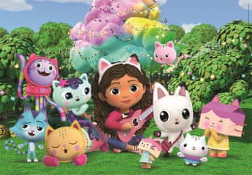 Clementoni Uganka Gabyjeva čarobna hiša: V vrtu MAXI 24 kosov