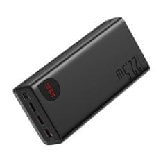 BASEUS Adaman Power Bank za hitro polnjenje, Baseus 40000 mAh 22,5 W (črna)