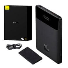 BASEUS Baseus Blade 20000mAh Powerbank, 2xUSB, 2xUSB-C + 100W USB-C kabel (czarny)