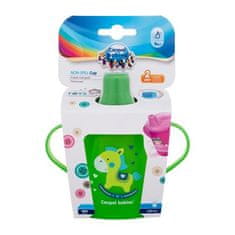 Canpol babies Toys Non-Spill Cup Green 9m+ skodelica proti razlitju 250 ml