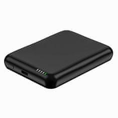 Vipfan F12 magnetni powerbank, 20W 5000mAh (črn)