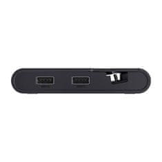 BASEUS Priključna postaja, USB-C HUB Baseus Mate Docking Pro za pametne telefone, PD, 100 W (črna)