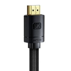 BASEUS Kabel HDMI na HDMI visoke ločljivosti 1,5 m, 8K (črn)