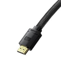 BASEUS Kabel HDMI 2.1 High Definition Series, 8K 60Hz, 3D, HDR, 48Gbps, 3 m (črn)
