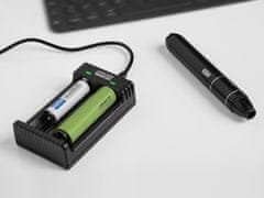 Avacom ALF-2 - Polnilec baterij USB Li-Ion 18650, Ni-MH AA, AAA