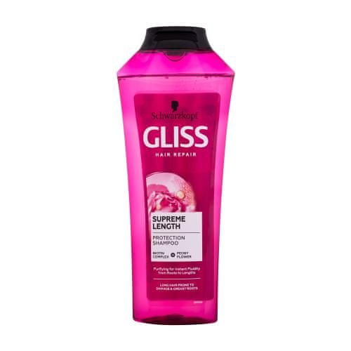 Schwarzkopf Gliss Supreme Length Protection Shampoo zaščitni šampon za dolge lase, nagnjene k poškodbam in razcepljenim koncem za ženske