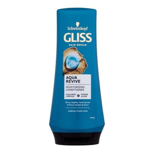 Schwarzkopf Gliss Aqua Revive Moisturizing Conditioner vlažilen balzam za normalne do suhe lase za ženske