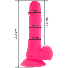 Diversia VIBRACIJSKI PENIS Diversia Flexible Pink (20,5 cm)