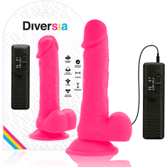 Diversia VIBRACIJSKI PENIS Diversia Flexible Pink (20,5 cm)