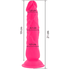 Diversia VIBRACIJSKI PENIS Diversia Flexible Pink (21 cm)