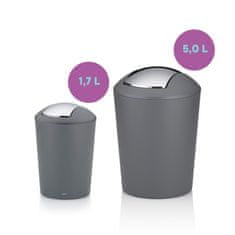 Kela Kozmetična košara MARTA 1,7 l siva KL-22272