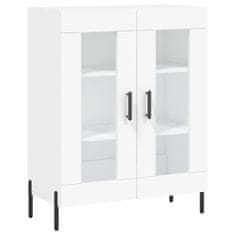 Vidaxl Komoda bela 69,5x34x90 cm inženirski les