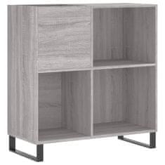 Vidaxl Omarica za gramofonske plošče siva sonoma 84,5x38x89cm inž. les