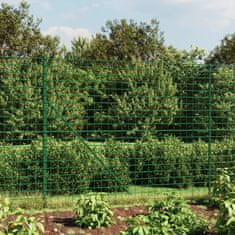 shumee Mrežna ograja s prirobnico zelena 2,2x10 m